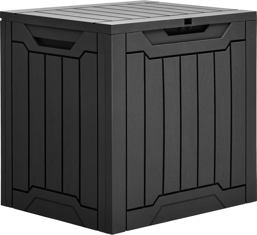 YITAHOME 31 Gallon Outdoor Storage Box, Resin Deck Box and Waterproof Package Delivery Box for Ga... | Amazon (US)