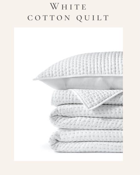 White cotton quilt from Lands End. Cotton quilt  40% off

#LTKHoliday #LTKhome #LTKSeasonal