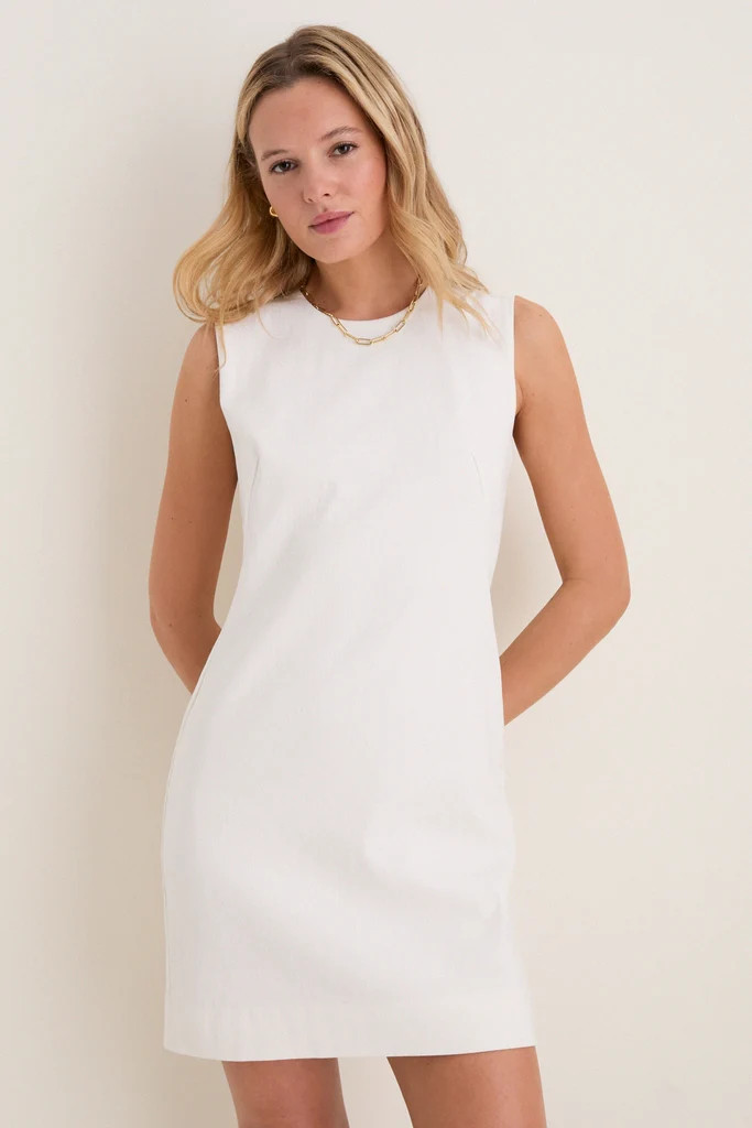 White Yvette Mini Dress | Tuckernuck (US)