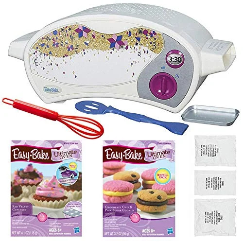 Kids Baking Fun Easy Bake Oven Ultimate Star Edition + Red Velvet Cupcakes Refill + Chocolate Chi... | Walmart (US)