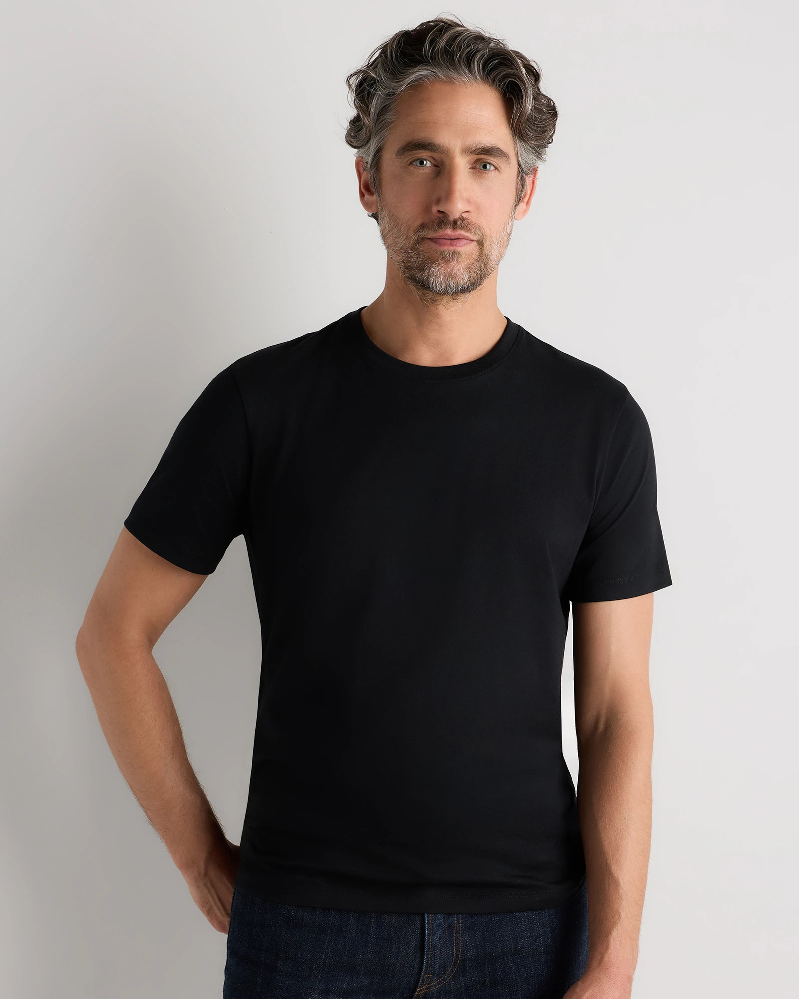 Quince | Men's 100% Pima Cotton Luxe Touch T-Shirt in Deep Navy, Size XL | Quince