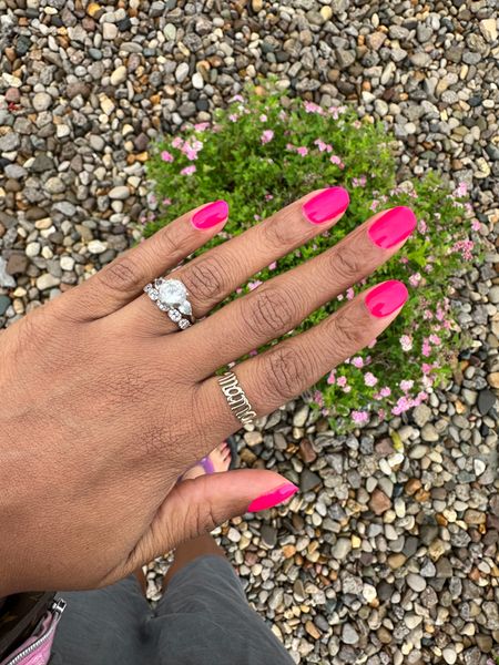 Nails | nail polish | pink polish | mana ring | gold ring 

#LTKbeauty #LTKSeasonal #LTKfindsunder50