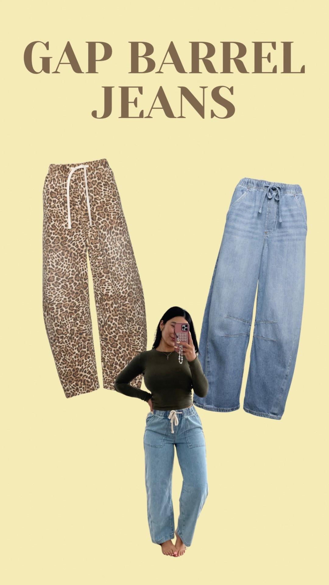 found these at the Gap outlet and needed to share!!! wearing XS👖🤍🐆