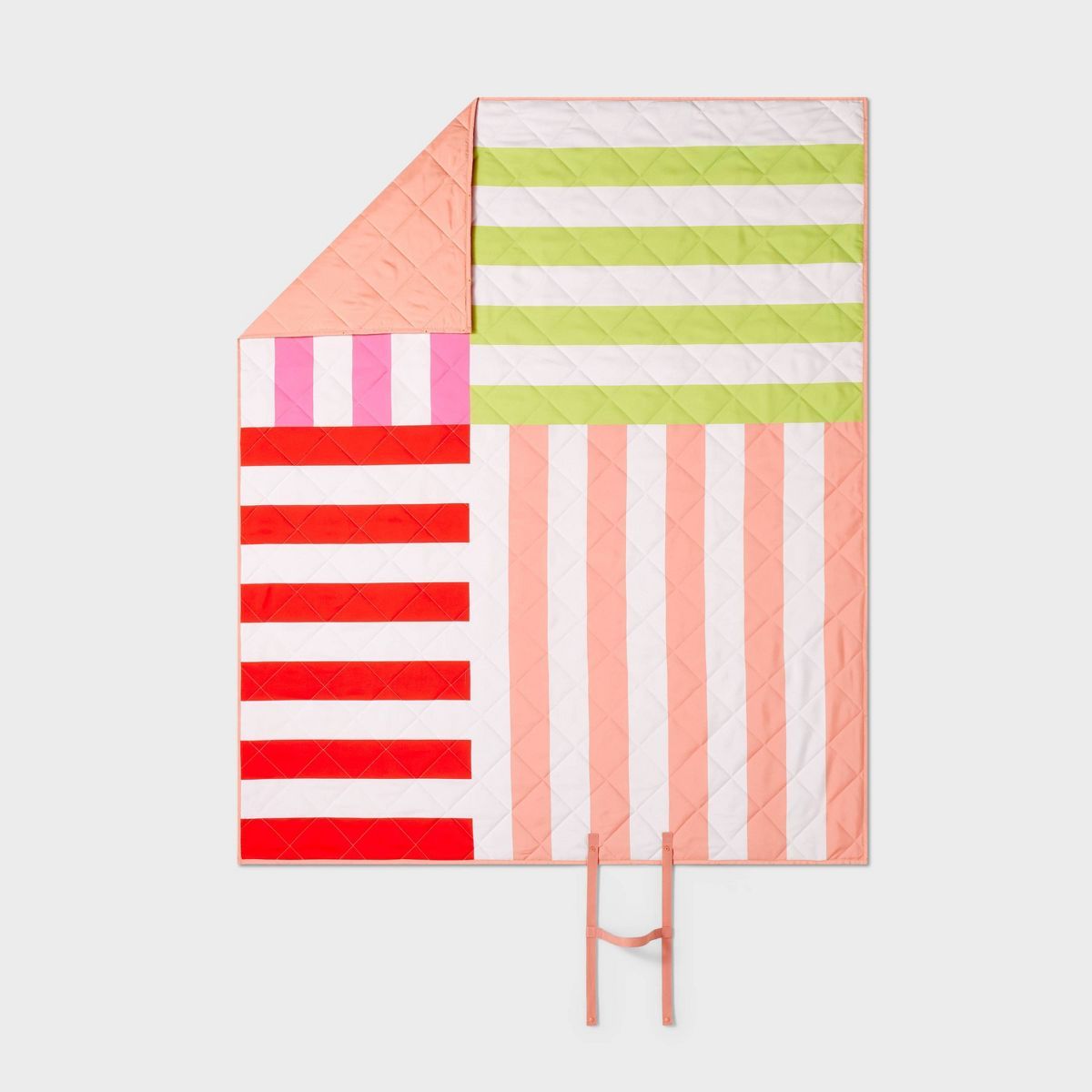 Picnic Blanket Pink Broken Striped - Sun Squad™ | Target