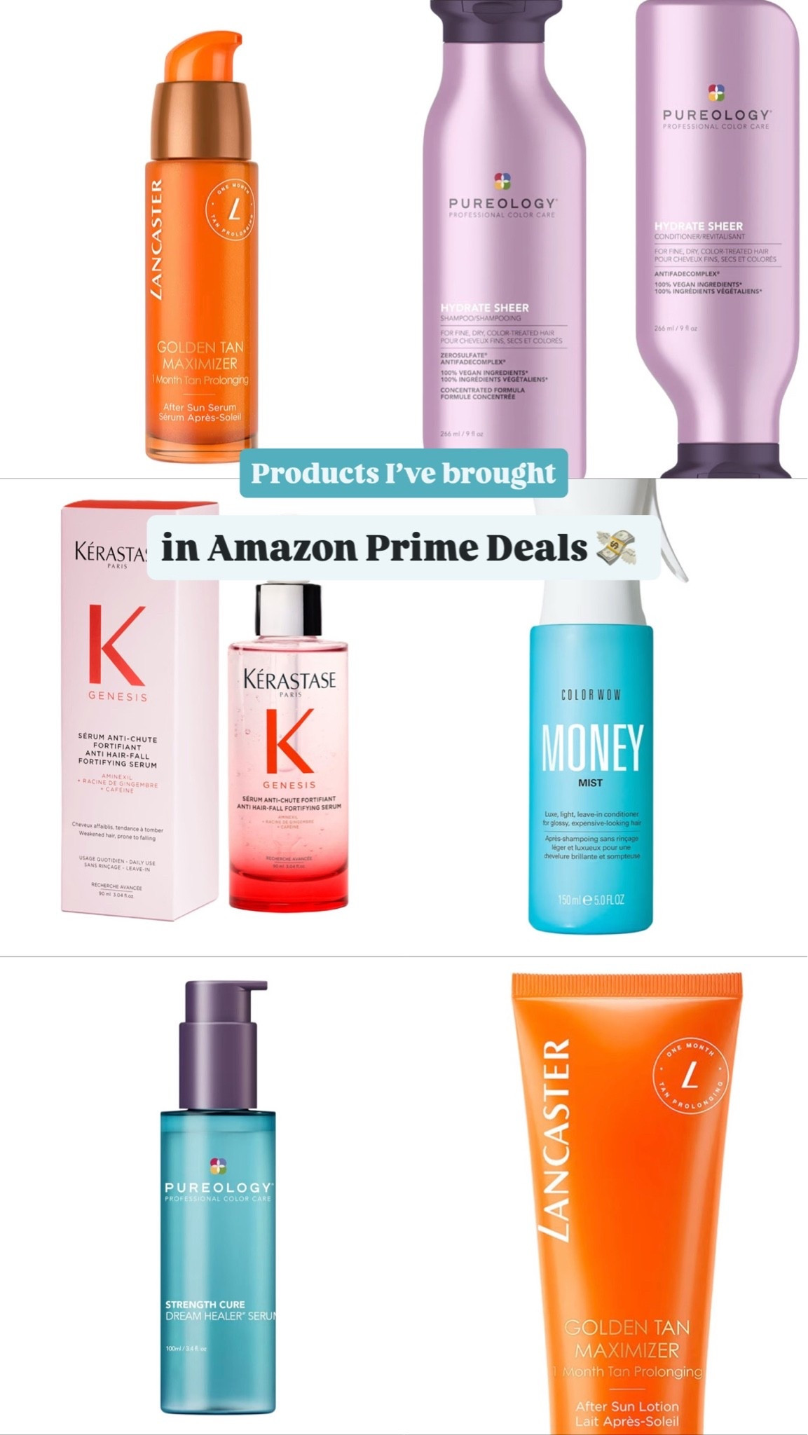 Products I’ve brought in Amazon prime sale 💸 

Beauty products sale