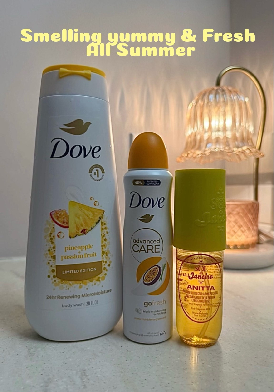 My summer body care routine ✨☀️🌟 if the sun had a fresh scent it’d be this long wear scent combo + DOVE moisturizing body wash & long lasting deodorant 😍✨

#LTKselfcare #LTKmorningroutine #LTKBeauty