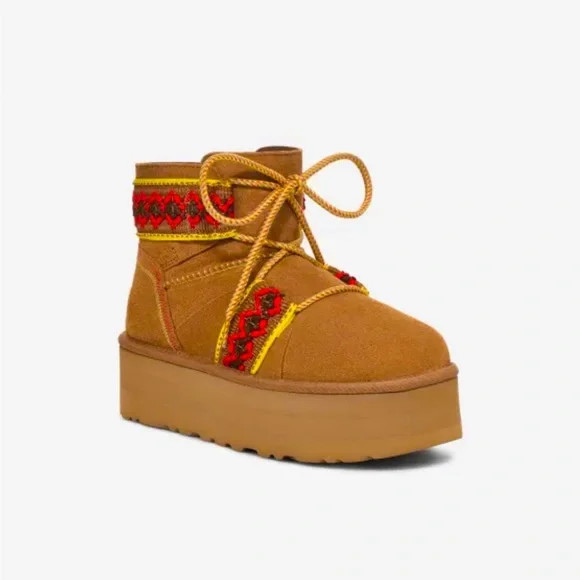 NEW UGG - Classic Mini II Braid Platform | Poshmark