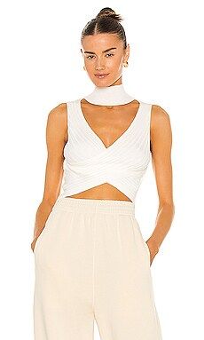 superdown Alora Wrap Top in White from Revolve.com | Revolve Clothing (Global)