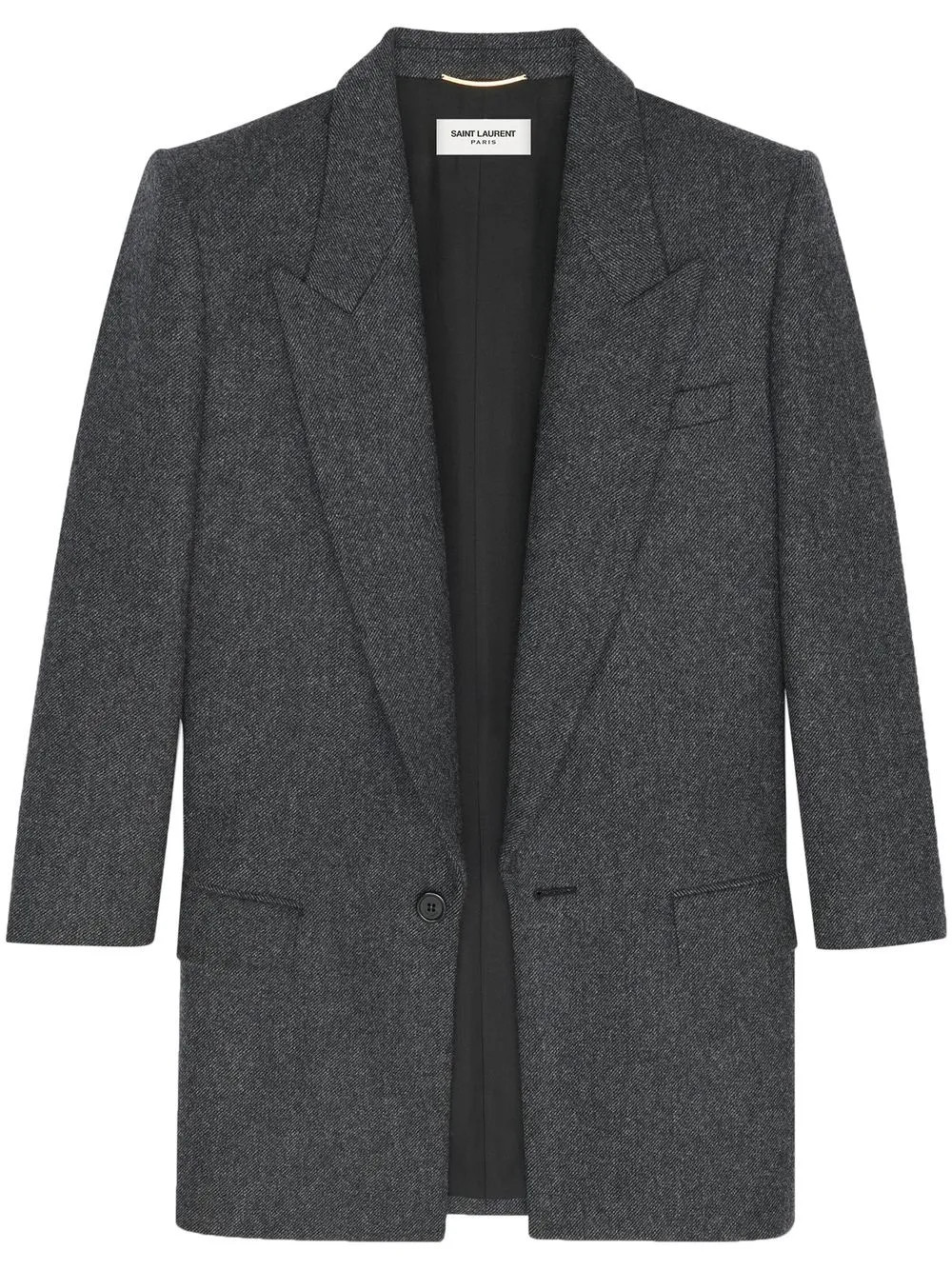single-breasted wool blazer | Farfetch Global
