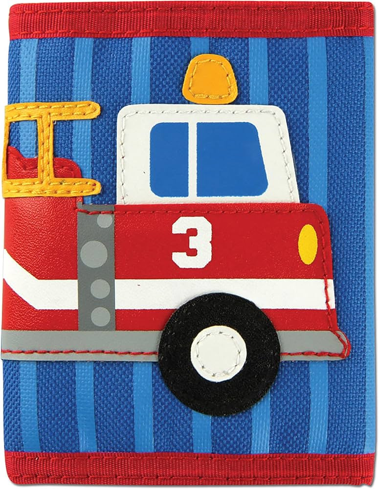 Stephen Joseph Unisex Kids Toddler Wallet, Firetruck, 3T, 4T, 5T, 6X, toddler, preschool, school,... | Amazon (US)