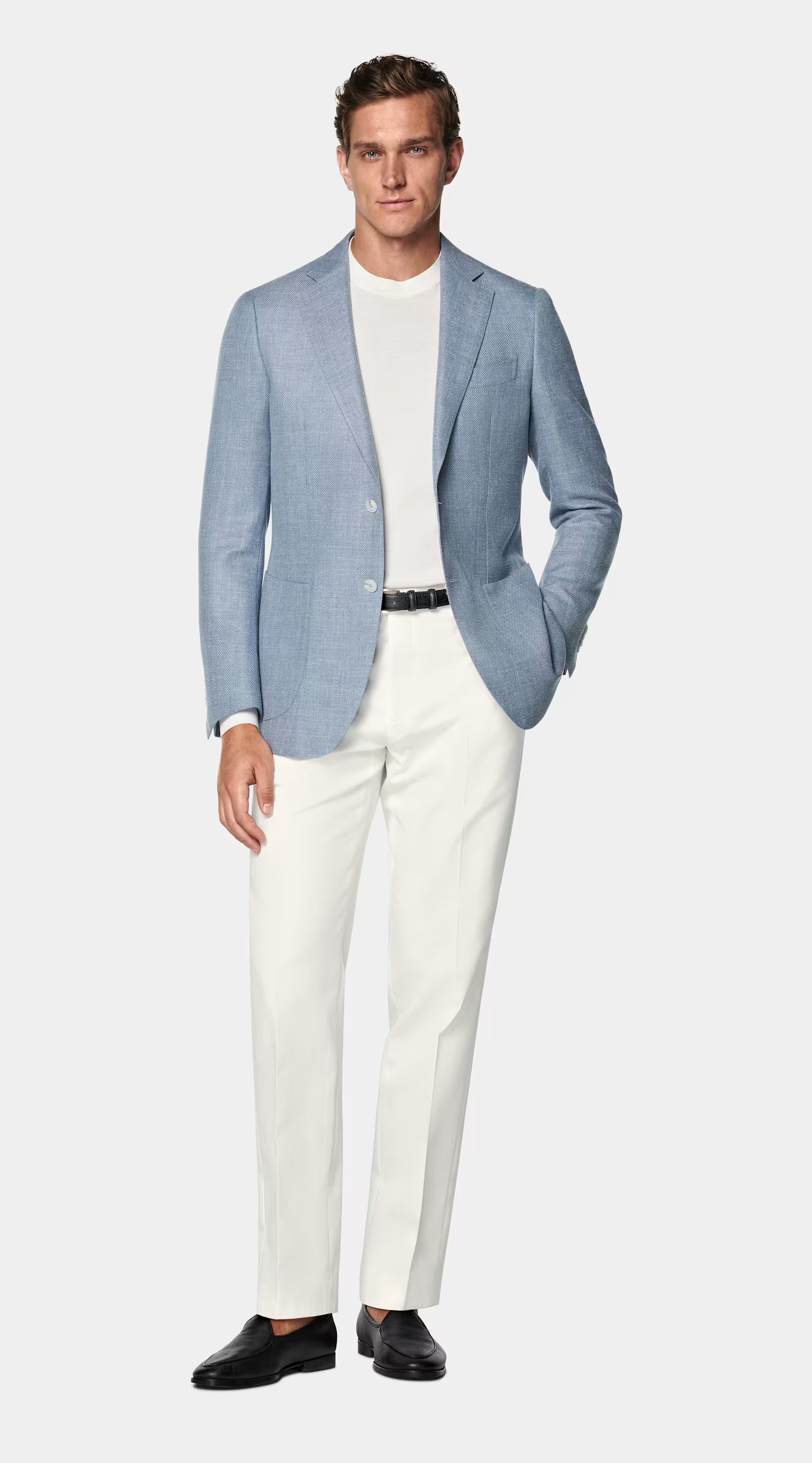 Light Blue Tailored Fit Havana Blazer | Suitsupply (US)