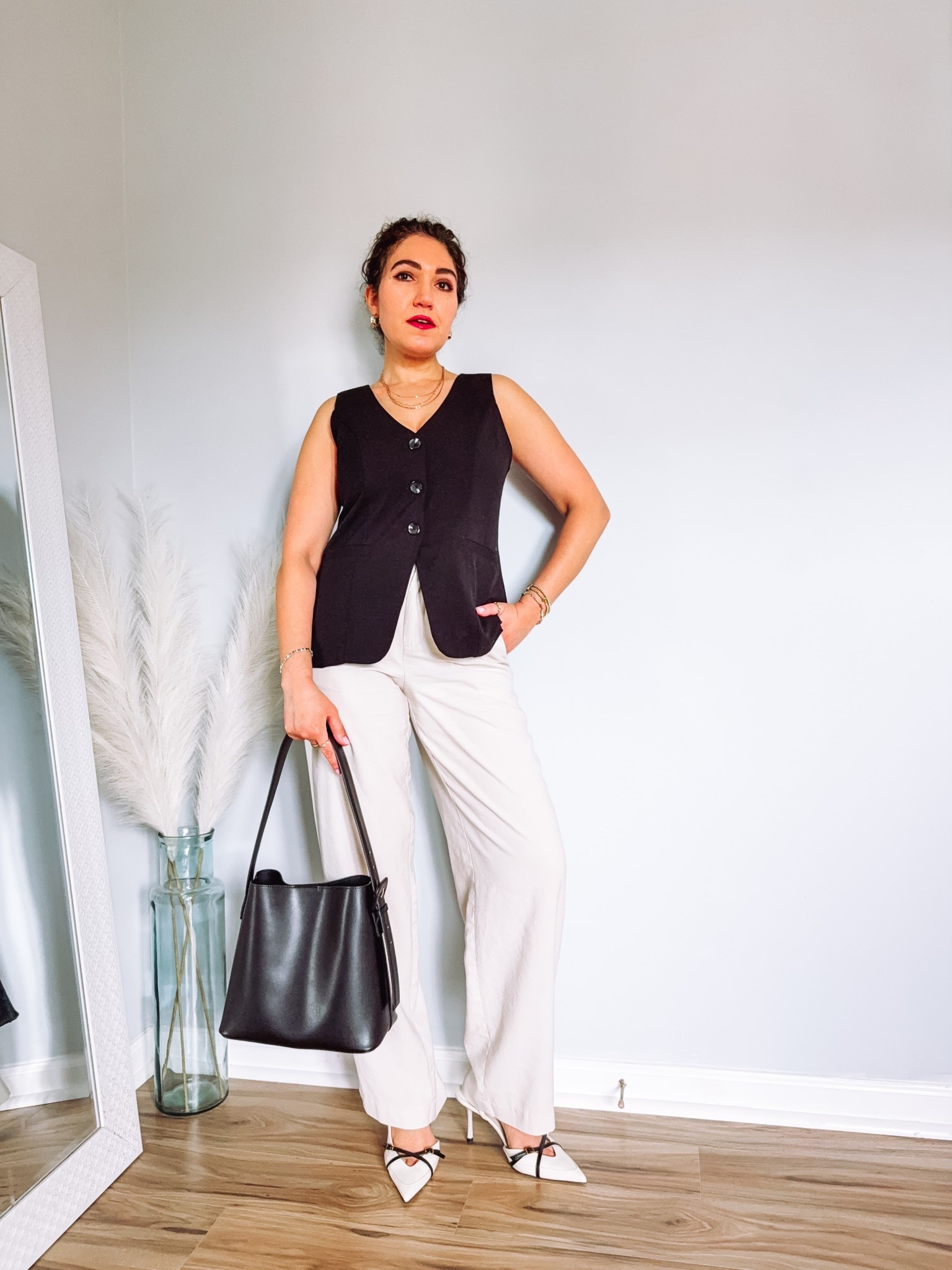 Workwear, office outfit, spring outfit, vest, spring pants 

#LTKWorkwear