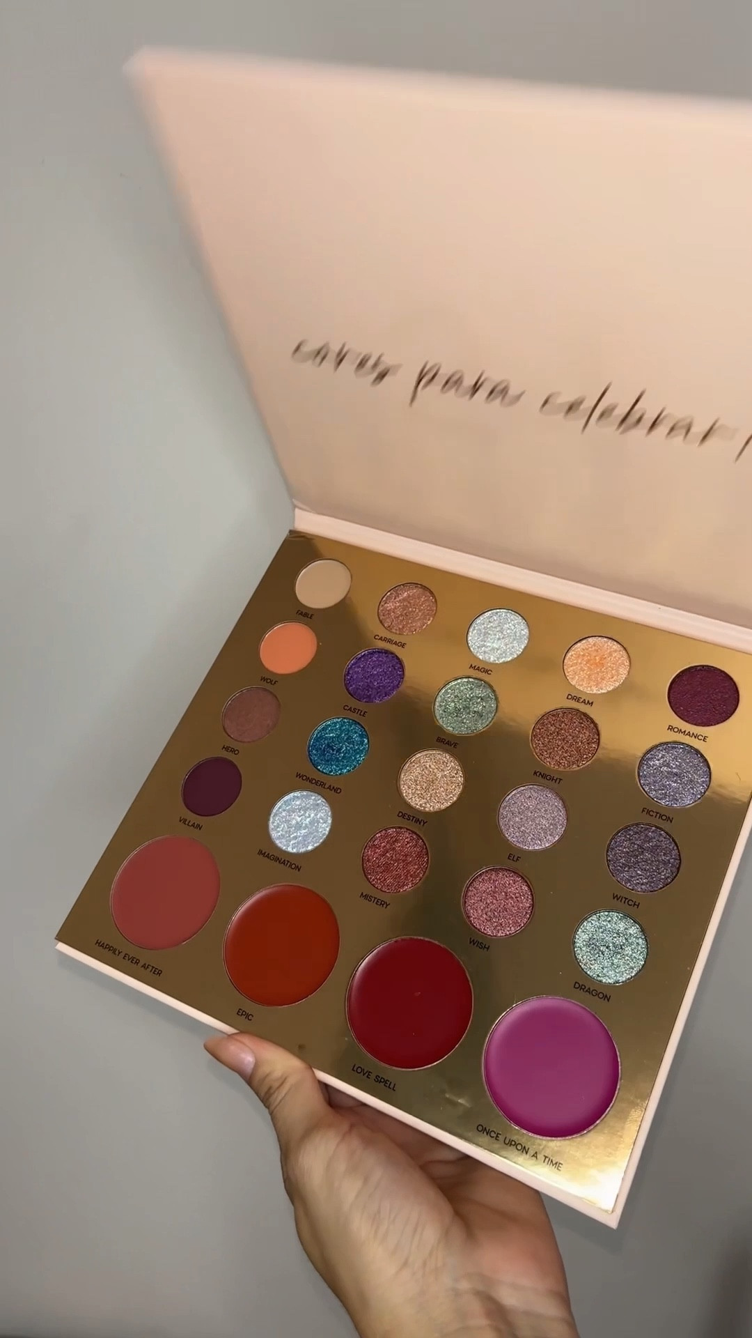 Paleta Fairytale da Oceane é perfeita 🫶🏻🩷