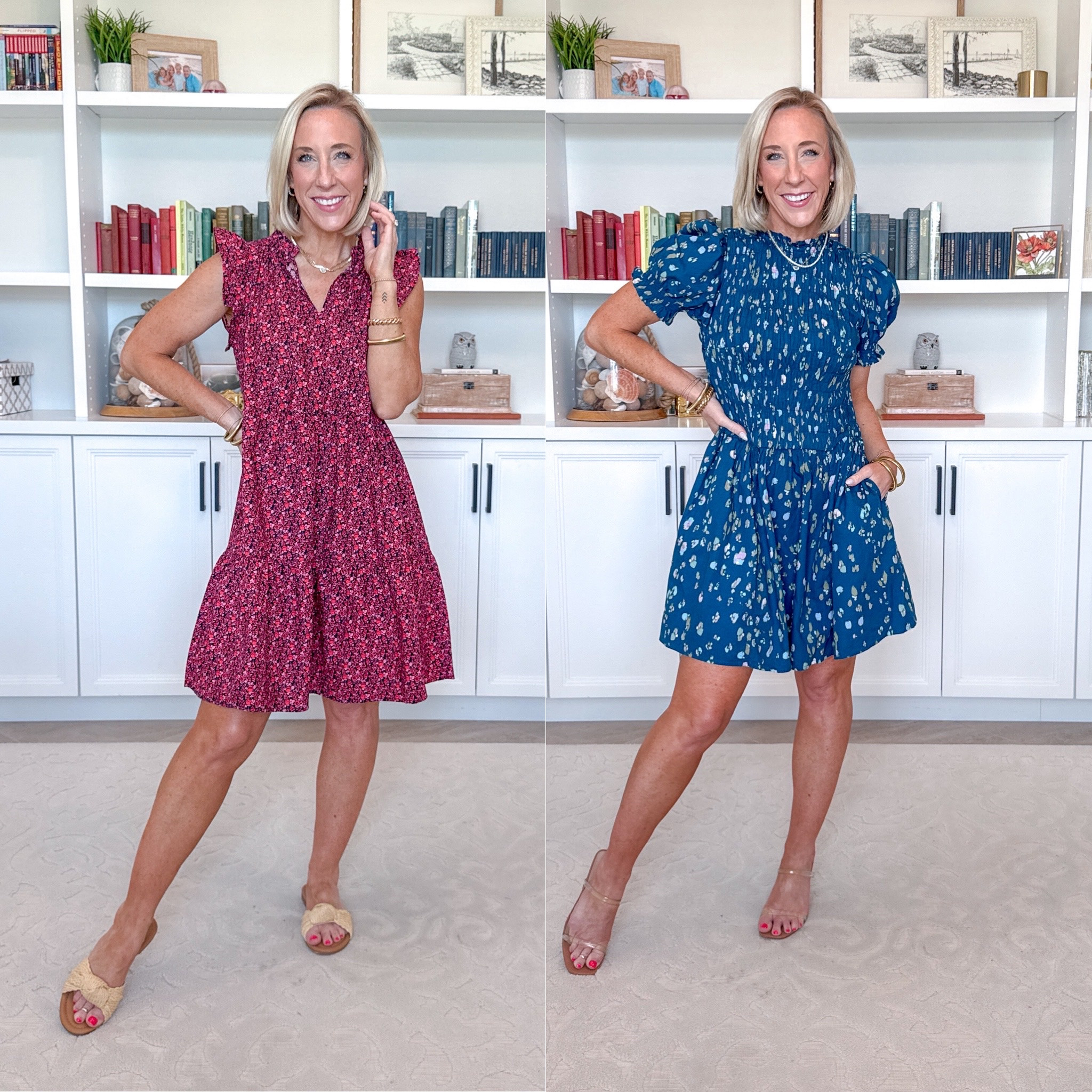 Walmart - fun new finds * Flutter Sleeve Mini Dress - size XS. $19.98. 6 colors. Smocked Floral Mini Dress - size XS. $28. 3 colors. 

 

#LTKOver40 #LTKSeasonal