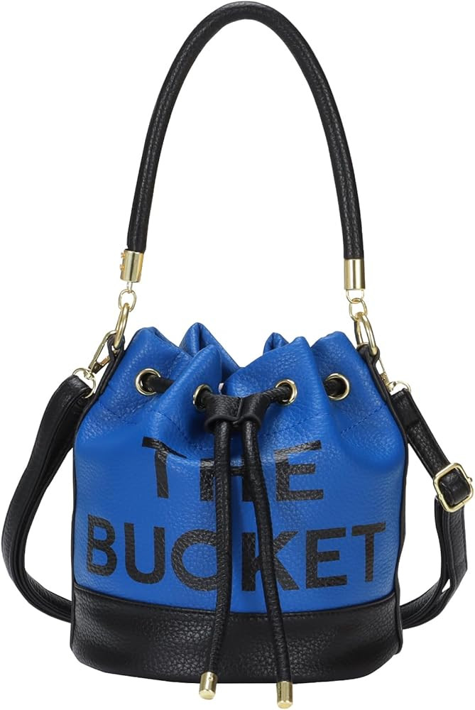 JQAliMOVV The Bucket Bags for Women, Mini Leathe Bucket Bag Purses Drawstring Closure Crossbody H... | Amazon (US)