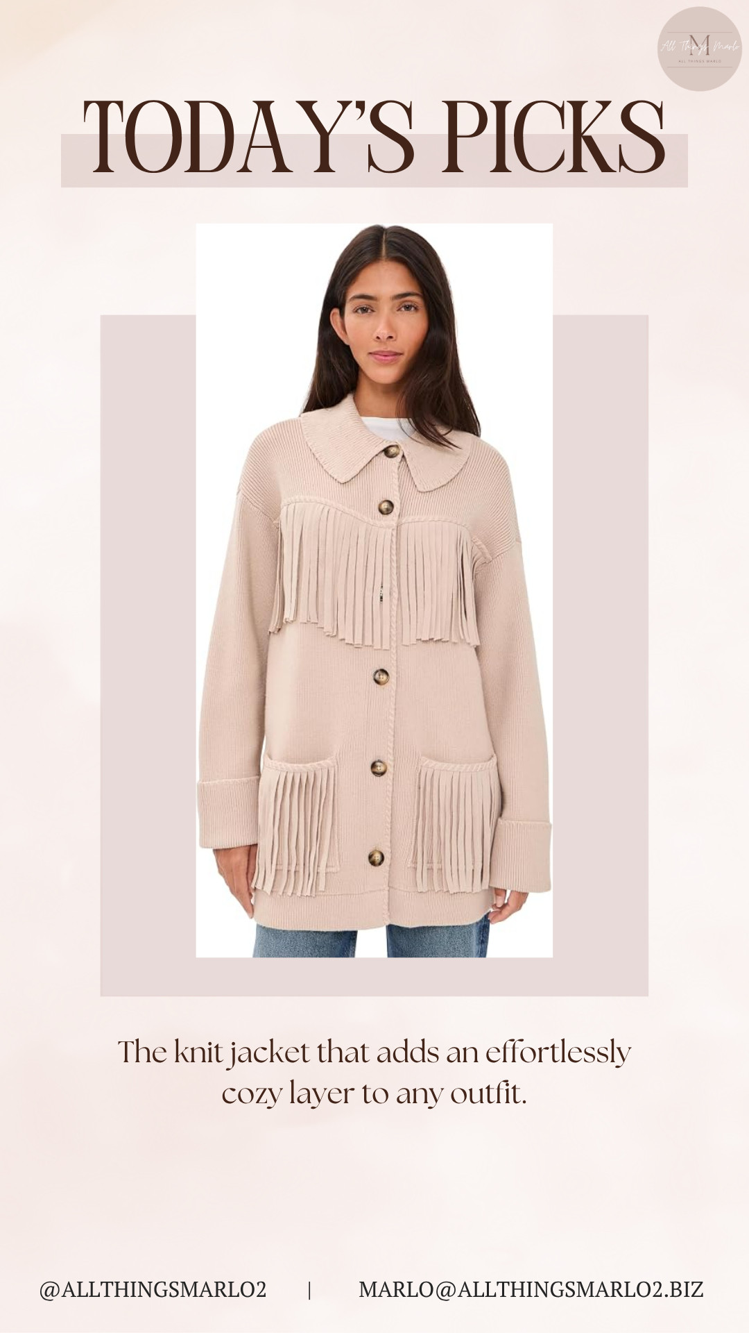 The knit jacket that adds an effortlessly cozy layer to any outfit. 

 #LTKSeasonal #LTKWorkwear #LTKTravel