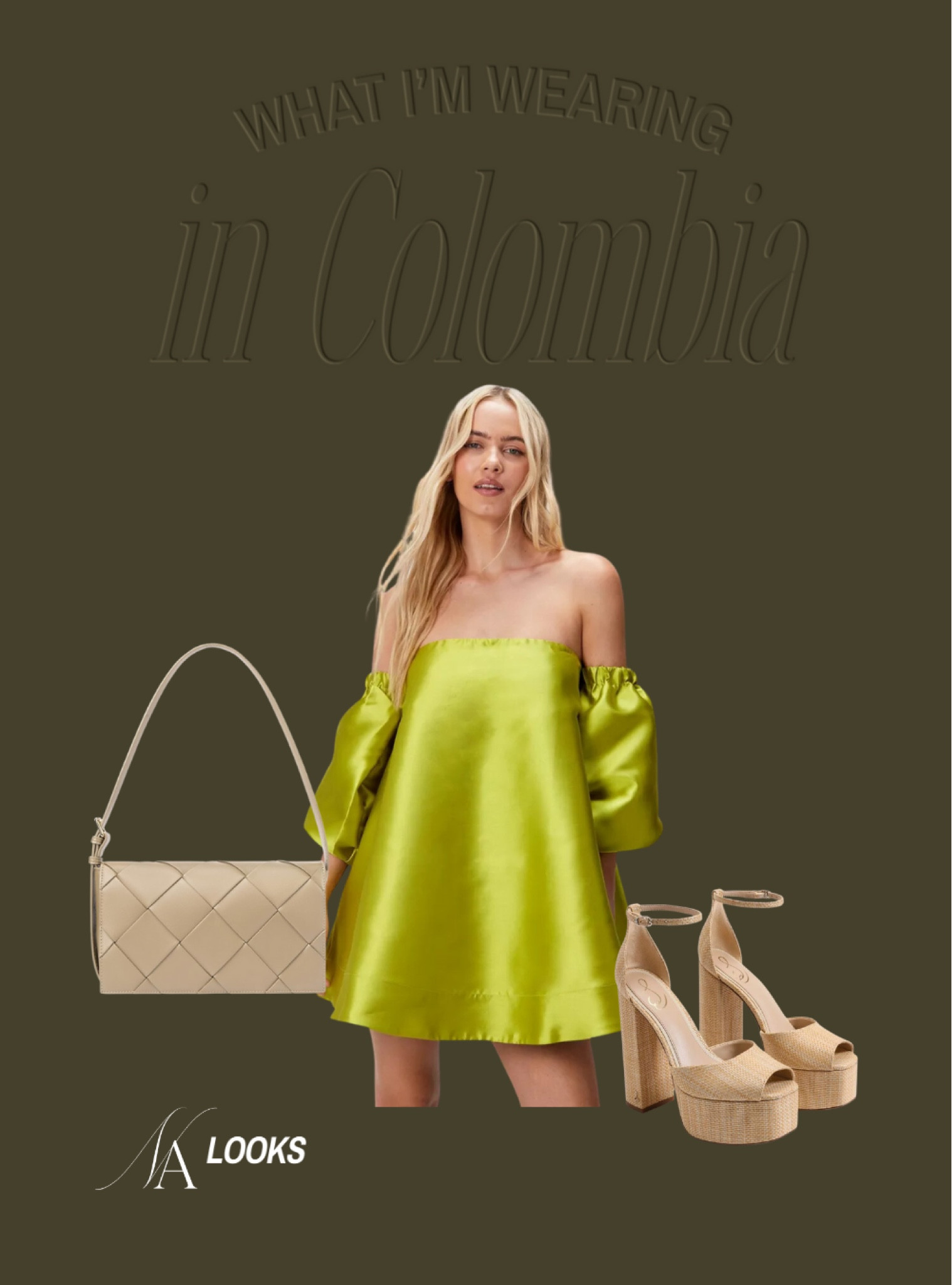 What I’m wearing to Colombia 🍋‍🟩🤍👡

#summerdress #summeroutfit #vacationdress 

#LTKStyleTip #LTKFindsUnder50 #LTKFindsUnder100