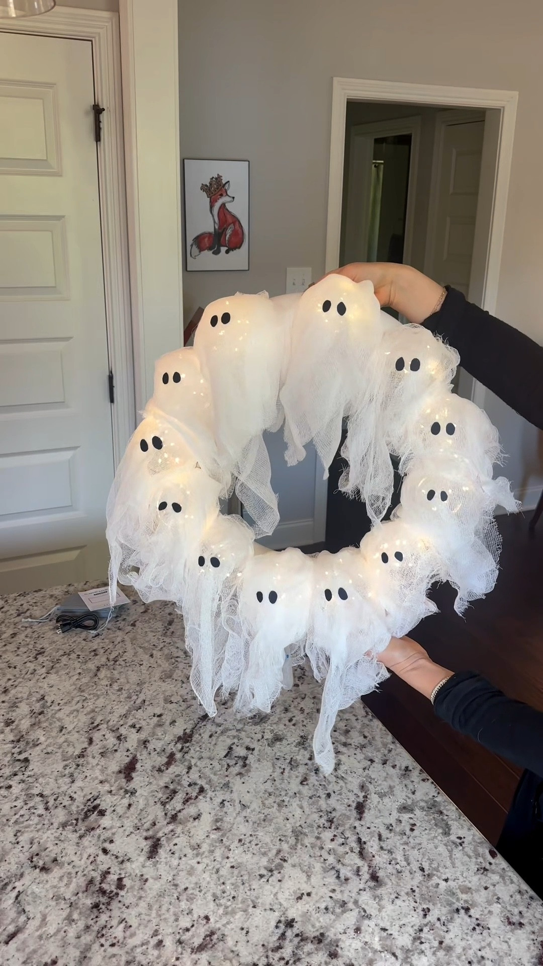 $90 Pottery Barn 👻 Wreath for $25! This is SO CUTE!!!! 

#LTKSeasonal #LTKFindsUnder50 #LTKHome