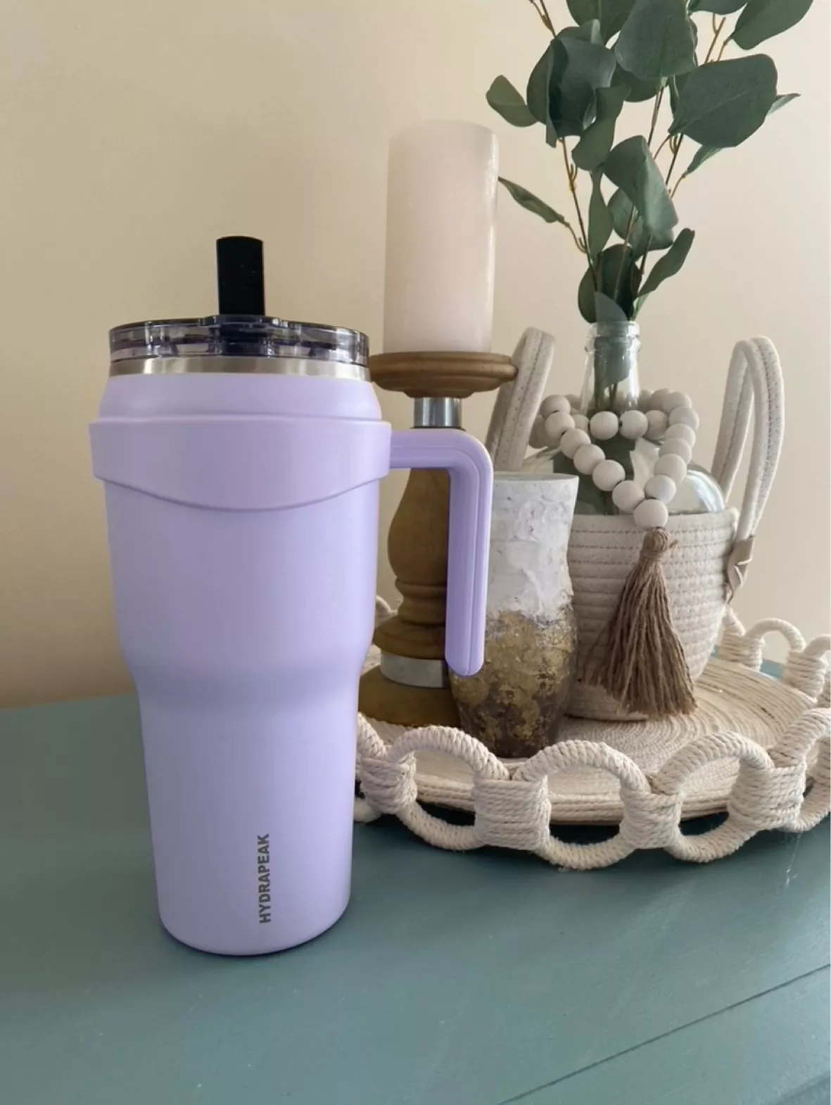 Hydrapeak Roadster 40oz Tumbler With Handle And Straw Lid Mauve : Target