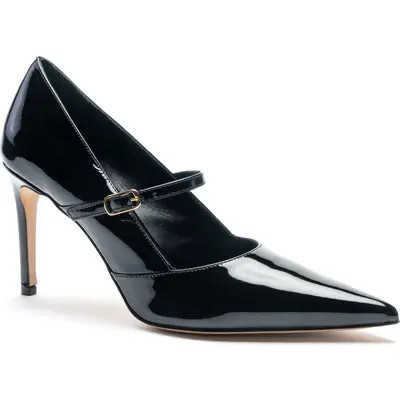 Bruno Magli Prima Pointed Toe Mary Jane Pump in Bordeaux Patent at Nordstrom, Size 7.5 | Nordstrom