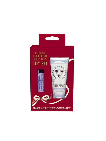 Beeswax Hand Cream and Lip Balm Gift Set - Rosemary | Linen & Clove