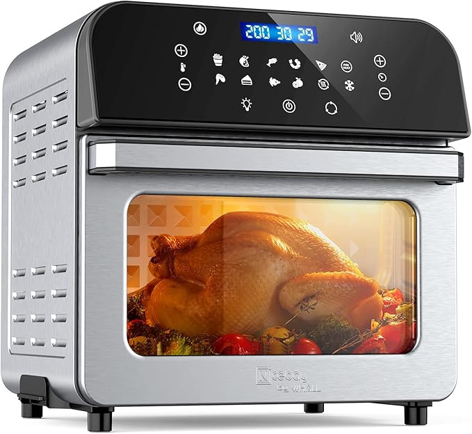 Air Fryer Oven,Whall 13.5QT 12-in-1 Xl Large Air Fryer Convection Oven Rotisserie,Roast,Dehydrate... | Amazon (US)