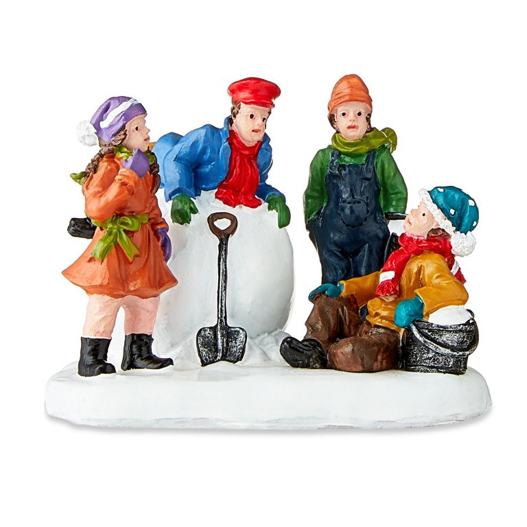 Christmas Village Jumbo Snowball Decorative Figurine, 2.5 in, Multicolor, Resin and Calcium Carbo... | Walmart (US)