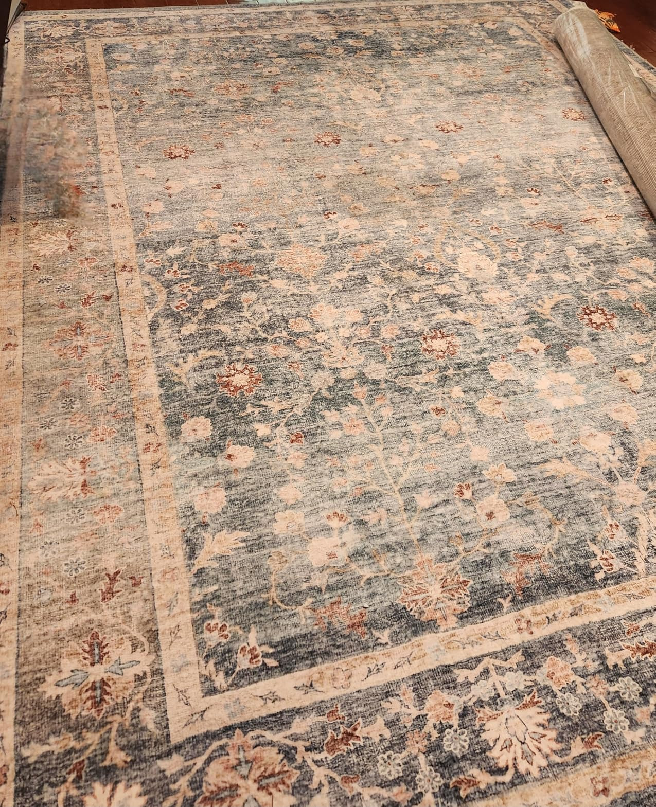 Amazon.com: Blue Area Rugs 9x12 Rug Non Slip Low-Pile Floor Carpet Ultra Soft Rug for Living Room Dinning Room Bedroom Playroom Indoor : Home & Kitchen | Amazon (US)
