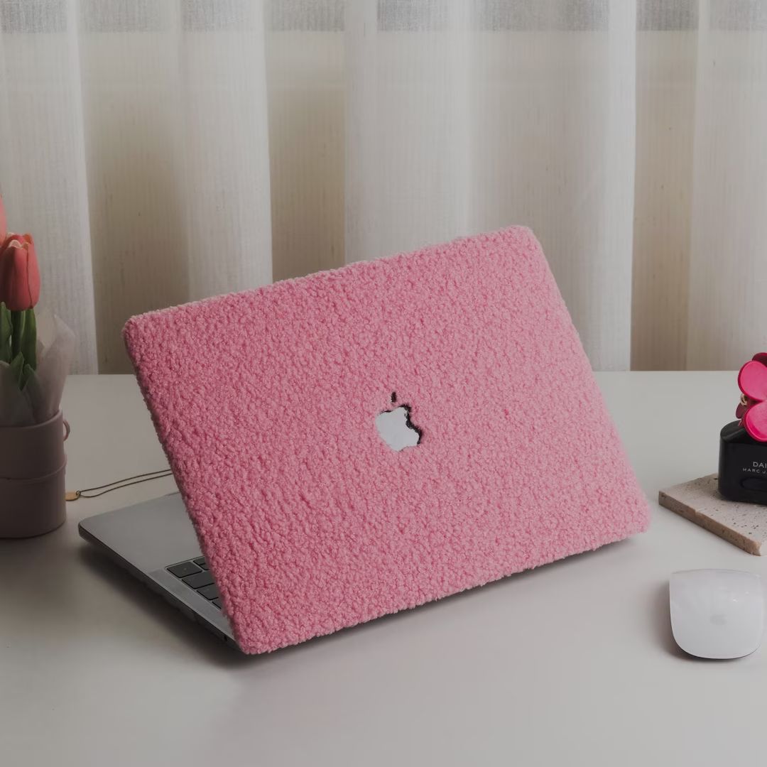 Barbie Pink Fluffy Teddy Case MacBook Pro 13 M1 MacBook Pro 14 Inch 15 16 Touch Bar Retina MacBoo... | Etsy (US)