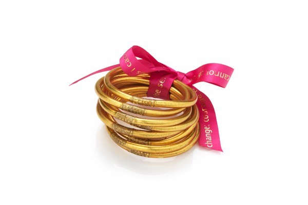 All Weather Gold Bangles Serenity Prayer | BuDhaGirl | BuDhaGirl