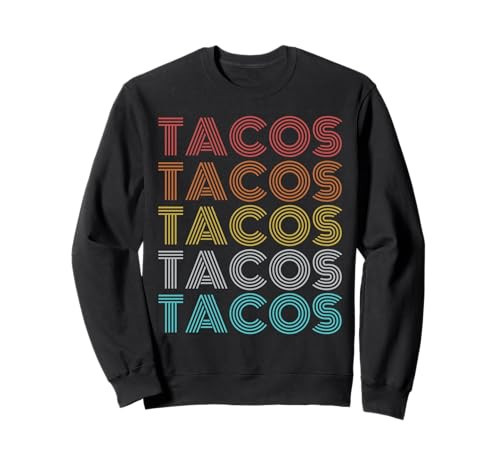 Retro Vintage Tacos Sweatshirt | Amazon (US)