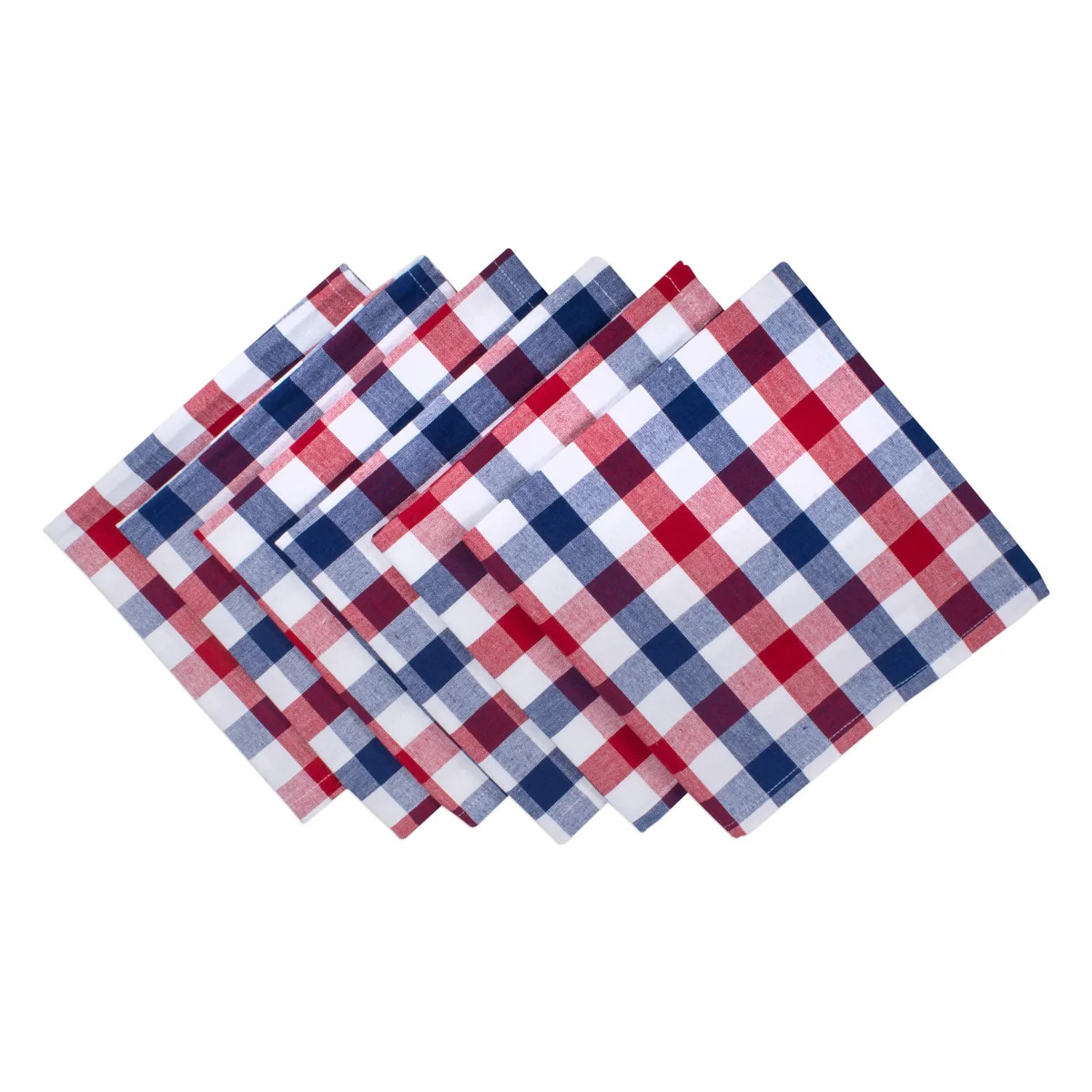 Silberman Cotton Plaid Square Napkin (Set of 6) | Wayfair North America