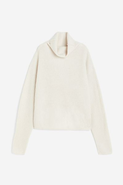 Rib-knit wool jumper | H&M (UK, MY, IN, SG, PH, TW, HK)