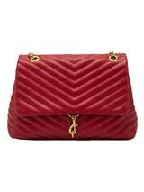 'Rebekah' Chevron Faux Leather Shoulder Flap Bag (3 Colors) | Goodnight Macaroon
