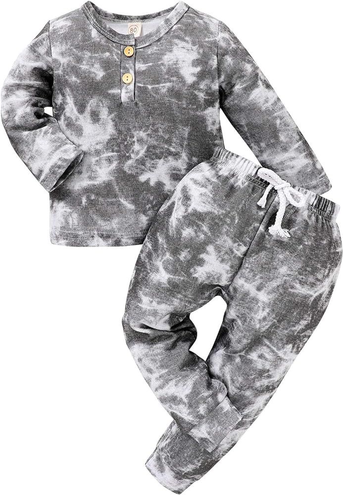 Toddler Kids Boys Girls Winter Clothes+Pants Two Piece Pajamas+Hoodie Sweatshirt Jackets Shirt | Amazon (US)