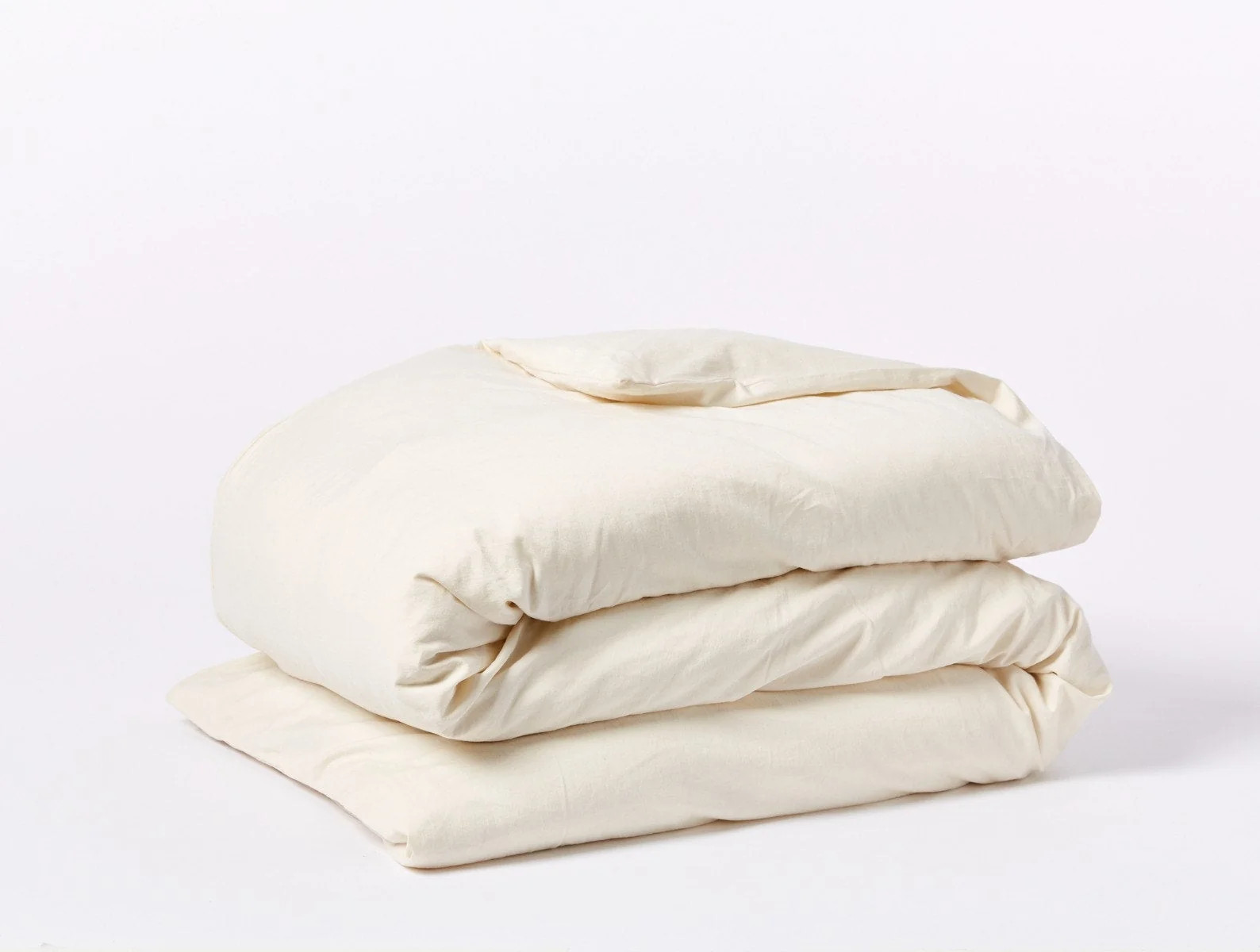 Cloud Soft Organic Sateen Duvet Cover Full/Queen Undyed | Coyuchi