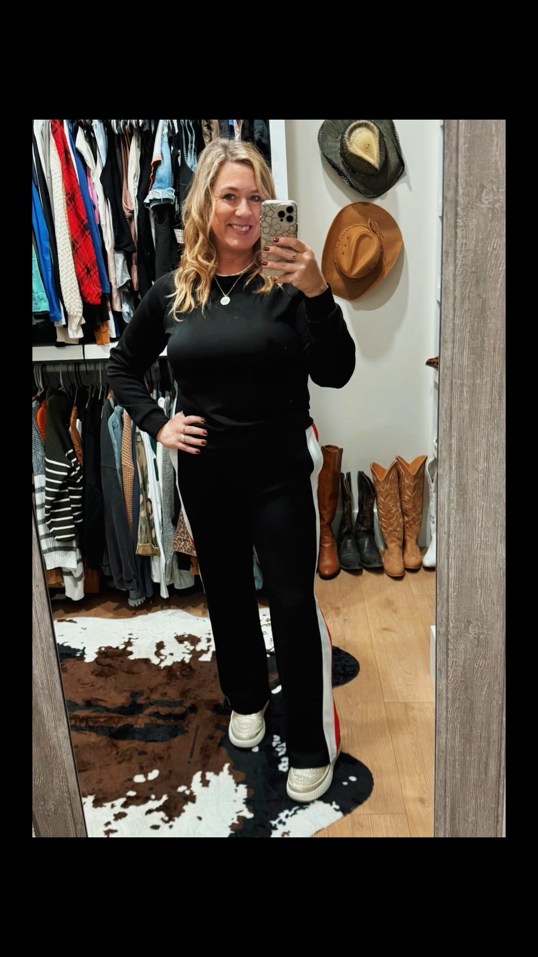 Looking for an elevated track suit? Then this is for you! 🙌🏼 This set is super buttery soft, silky and would be cute dressed up with a denim jacket too. Would make a perfect gift 🎁 for the holidays!

#LTKGiftGuide #LTKOver40 #LTKFindsUnder50