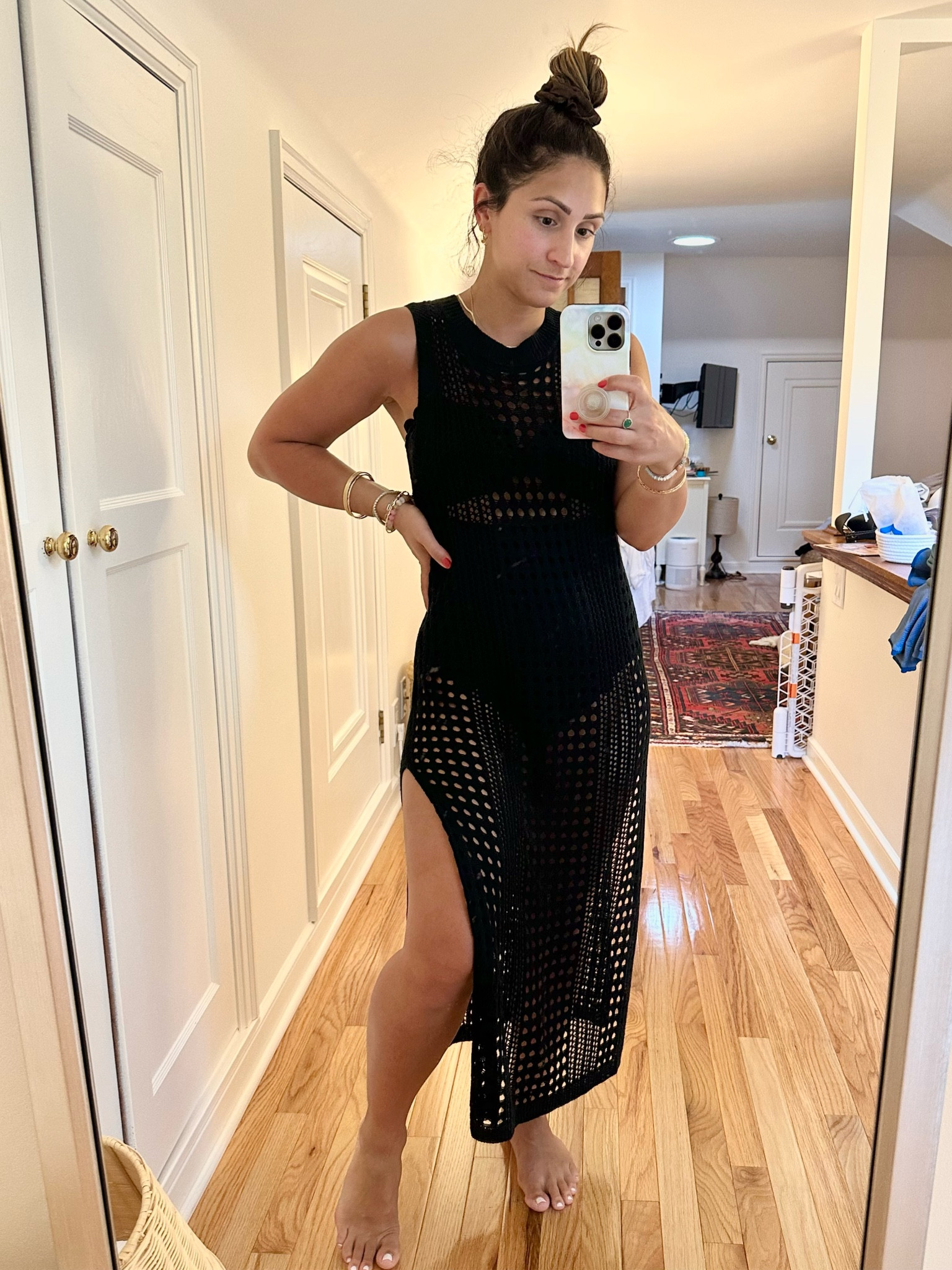 Amazon swim coverup an swimsuit. Black cover up 

#LTKswim #LTKSeasonal #LTKunder50