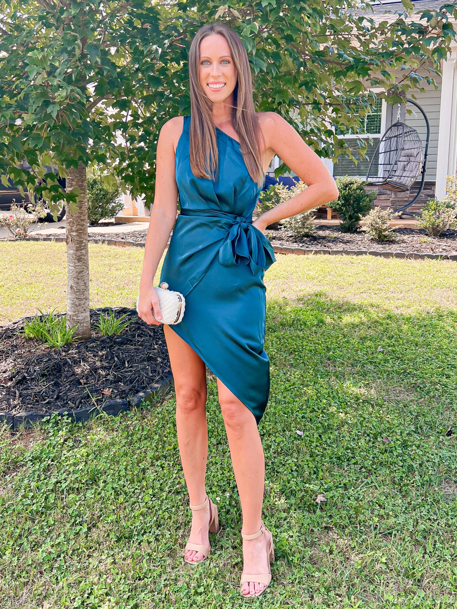 Wedding guest dress 

I’m wearing a size small - color blue

Heels - TTS 7.5

Bag - so cute ! Perfect size ! Has strap too 😊🤍

Wedding guest dress, high heels, wedding accessories, wedding clutch, dress, blue dress, purse , bag, shoes , target shoes 

#LTKstyletip #LTKwedding #LTKfindsunder50