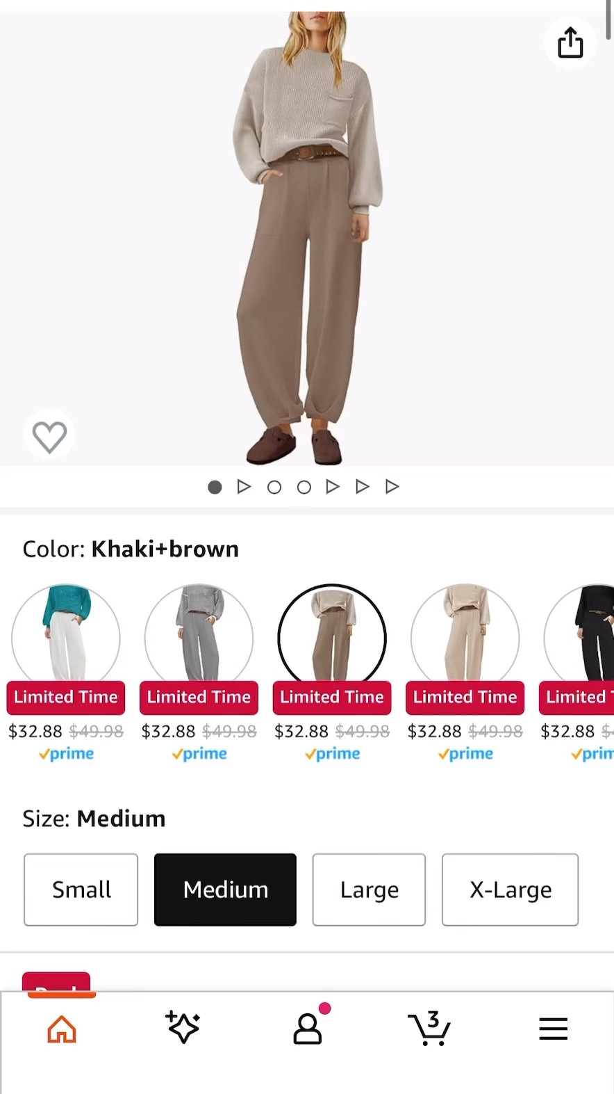 These cute sweater lounge sets are on sale for $32.88.

#LTKstyletip #LTKGiftGuide