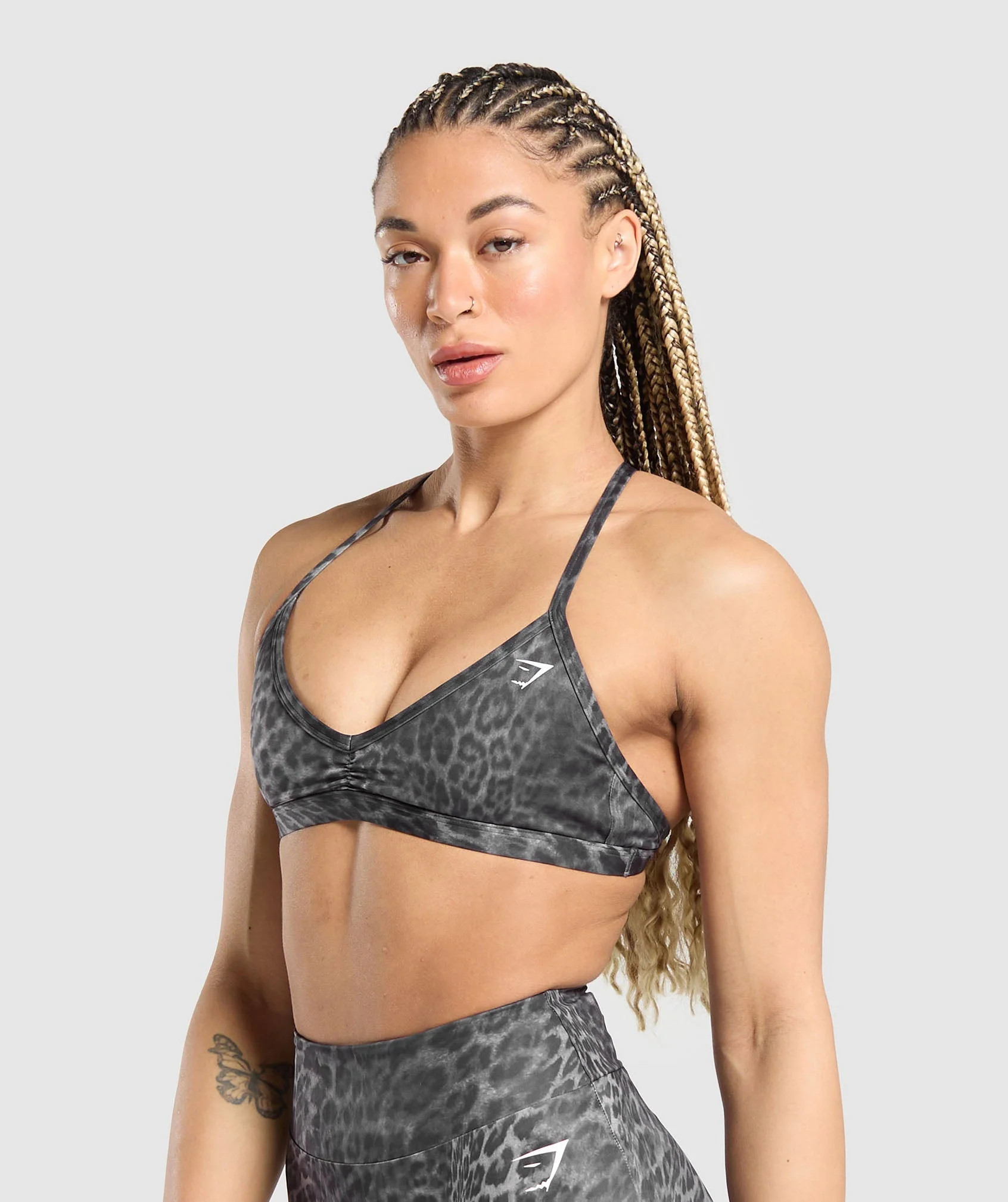 Gymshark GS Power Minimal Sports Bra - Dark Grey | Gymshark US