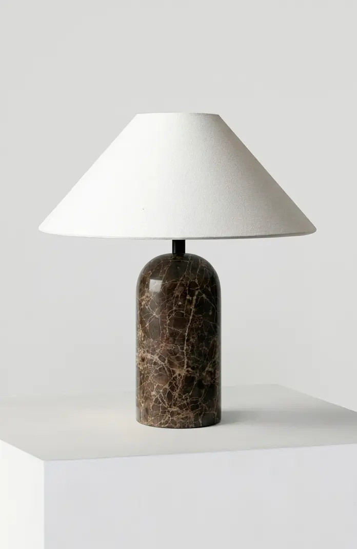 Sansa 13" Table Lamp with Natural Stone Base | Nordstrom