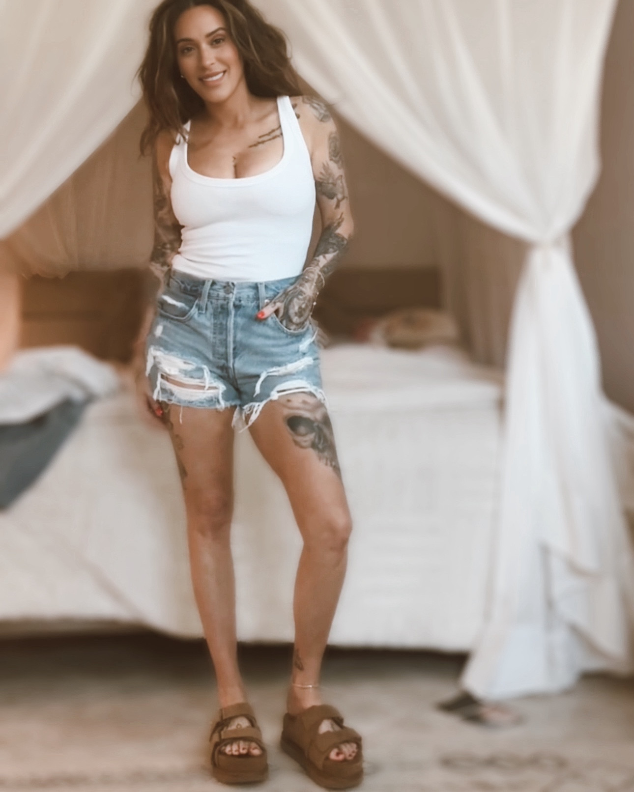 Levi's Women's Premium 501 Original Shorts ​​​​​(Also Available in Plus) | High Rise; Slim Thigh; Button fly
Size Up | 
Non-stretch Women’s Sexy Fashion Square Neck Sleeveless Underbust Detailing Ribbed Knit One Piece Slimming Tank Thong Bodysuits Tops Leotards for Going Out White Small | 

#LTKStyleTip #LTKSummerEdit #LTKOver40