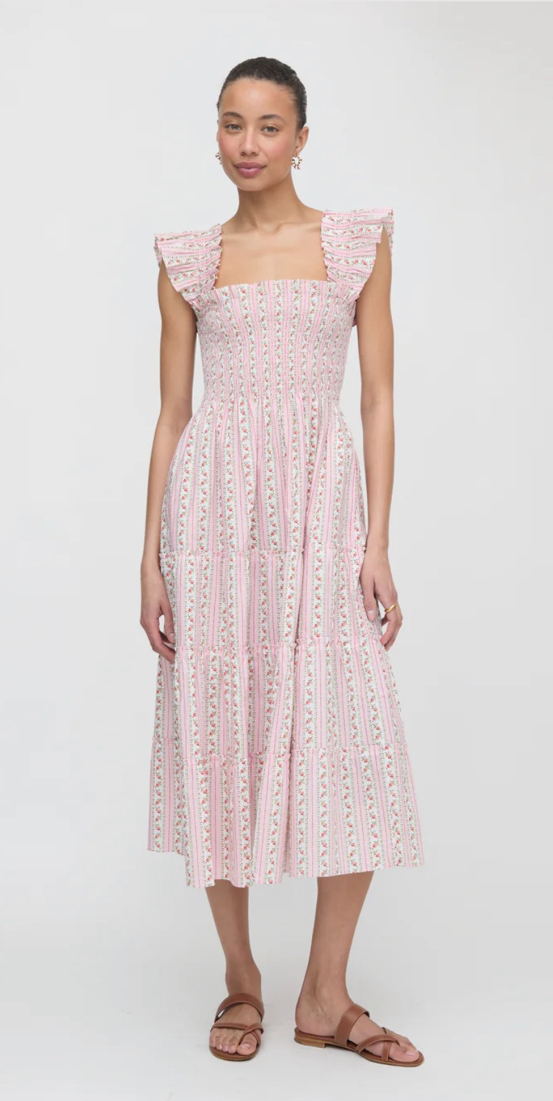 HILL HOUSE HOME ELLIE NAP DRESS PINK FLORAL DOT STRIPE | Y'all this new print is PERFECTION! HHH always nails it. These dresses are so easy to throw on and look put together... which is the ultimate mom hack. AND there are mom and mini matching options!  

 #LTKgrwm #LTKootd #LTKmomlife