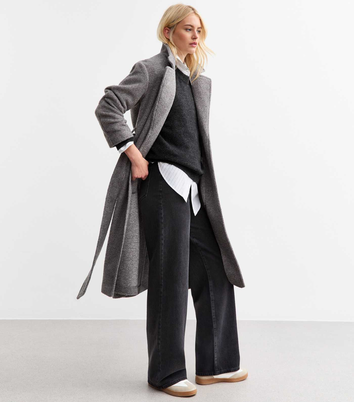 Tall Washed Black Adalae High-Waist Wide Leg Jeans
						
						Add to Saved Items
						Remove f... | New Look (UK)