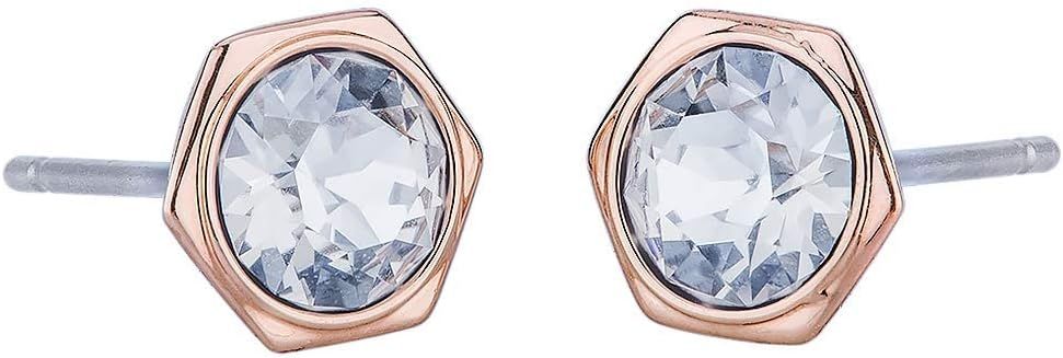 SWAROVSKI Crystal Rose Gold Pierced Stud Earrings | Amazon (US)