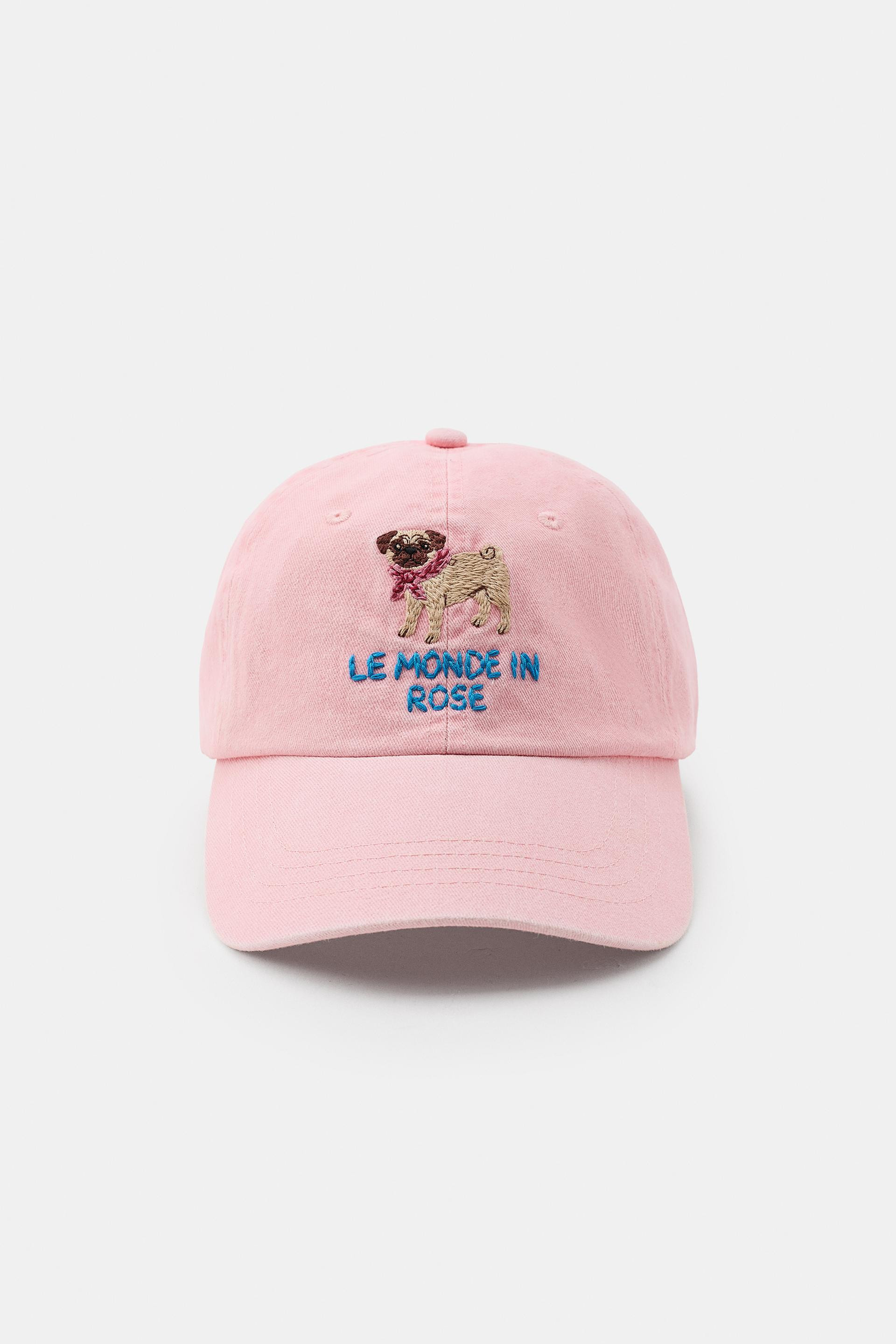 TWILL DOG SLOGAN CAP | Zara US
