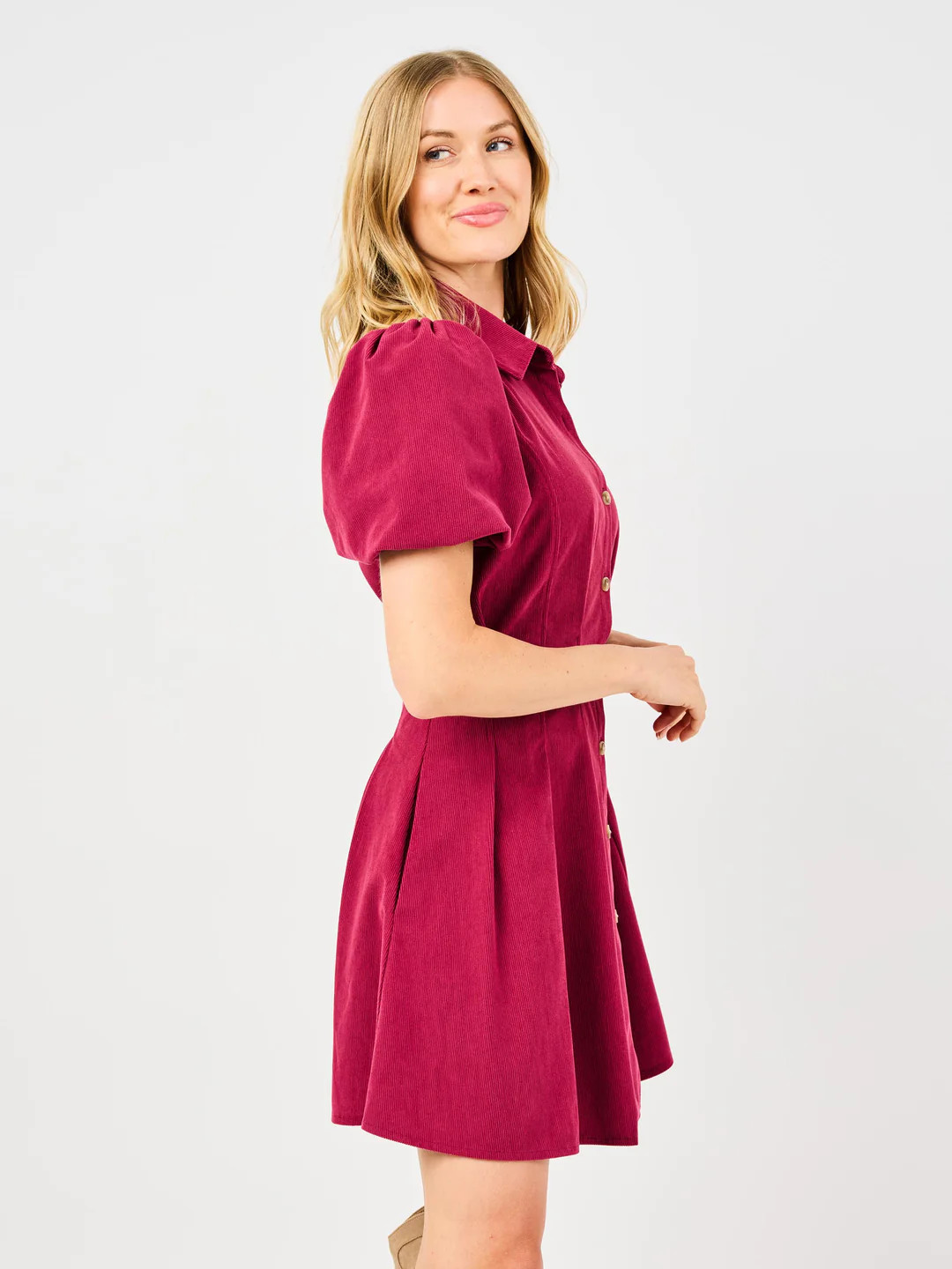 Rory Dress | Red Plum | Mary Square
