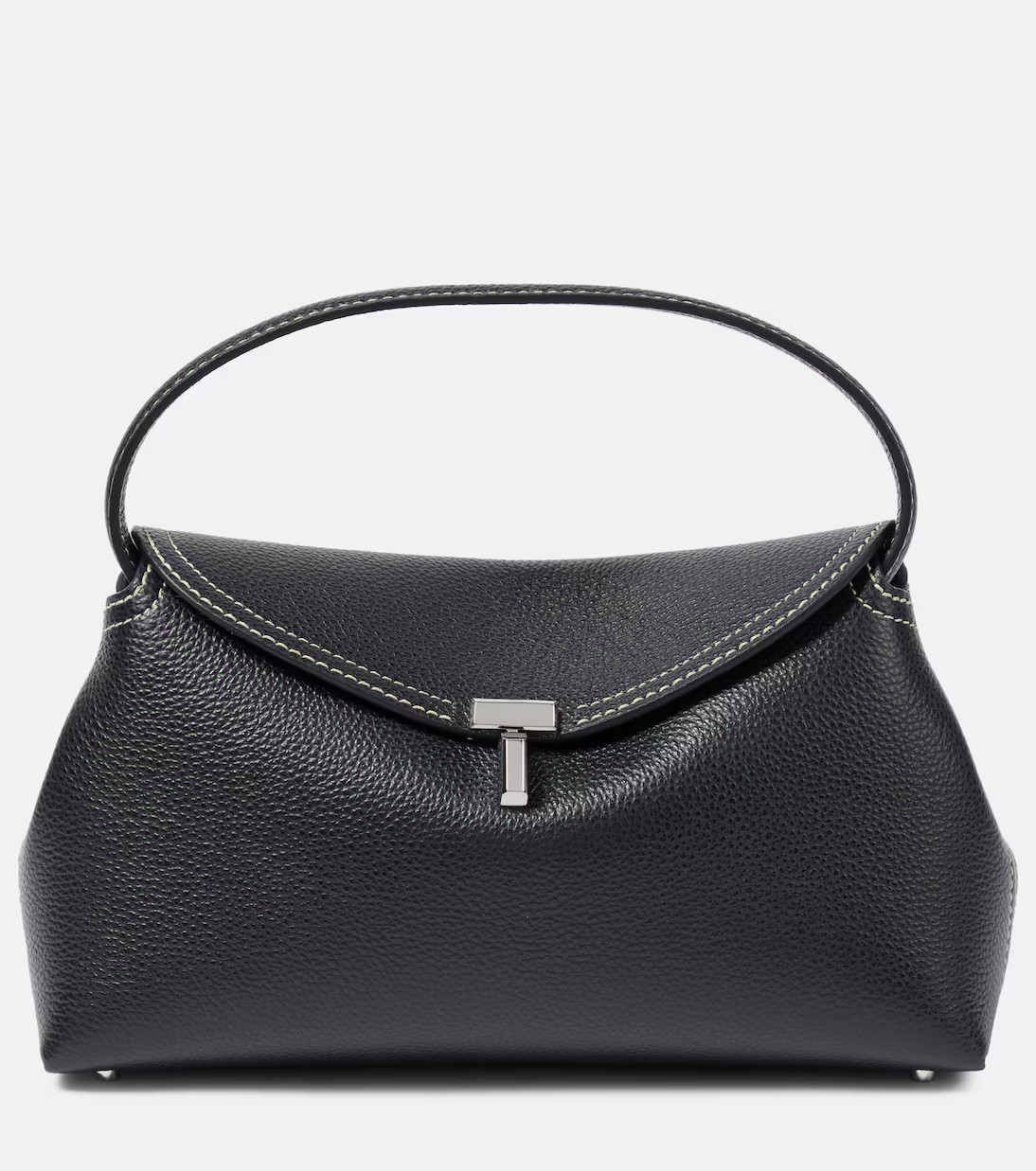 T-Lock Small leather clutch | Mytheresa (US/CA)