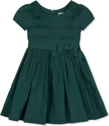 Kids' Organic Special Occasion Pleated Sateen Party Dress | Nordstrom